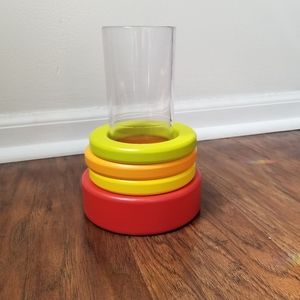 Lovevery Clear Tube with Stacking Rings